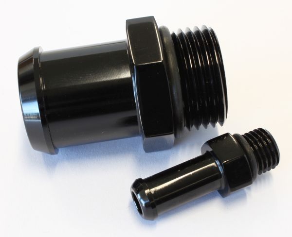 Aeroflow Replacement Fittings for VX/VY Commodore Radiator Overflow Tanks AF59-1024BLK