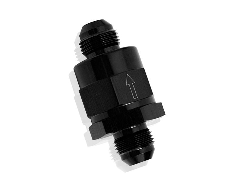 Aeroflow Inline Check Valve -6AN AF612-06BLK