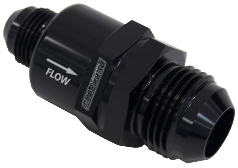 Aeroflow One Way Stepped Check Valve AF612-12-08BLK