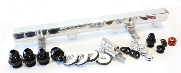 Aeroflow Nissan S13 SR20 Billet EFI Fuel Rail - Polished AF64-2009P