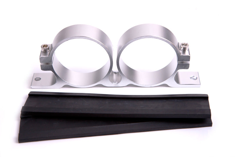 Aeroflow Bosch Dual Fuel Pump Bracket (Silver) AF64-2015S