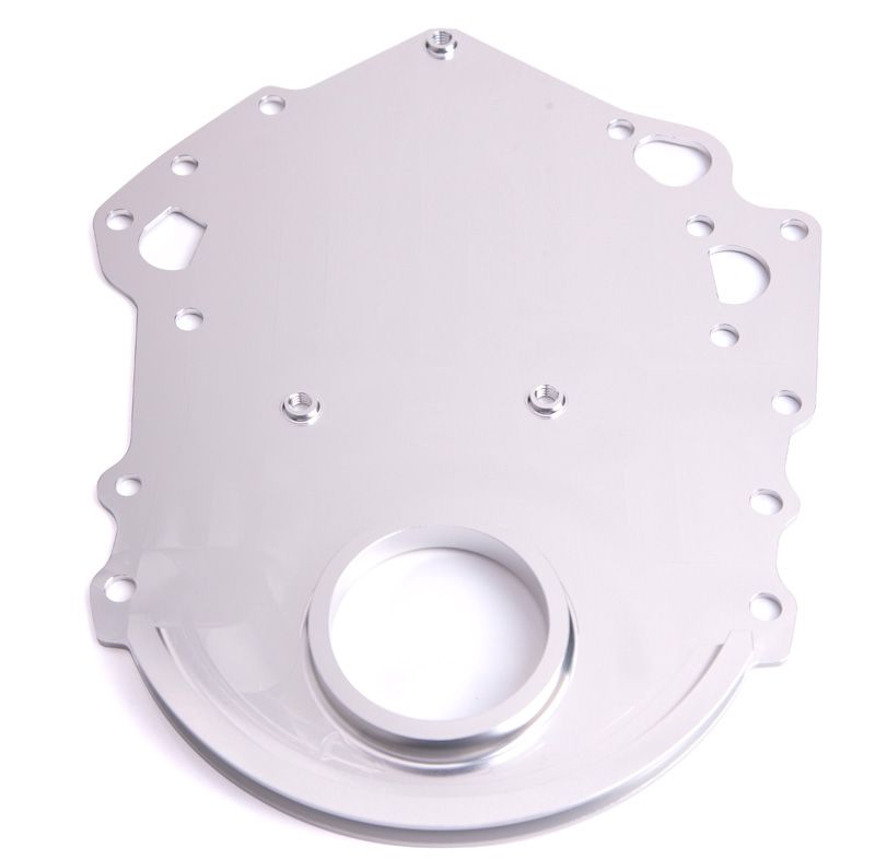 Aeroflow Ford 302-351 Cleveland Billet Timing Cover - Silver Finish AF64-2019S