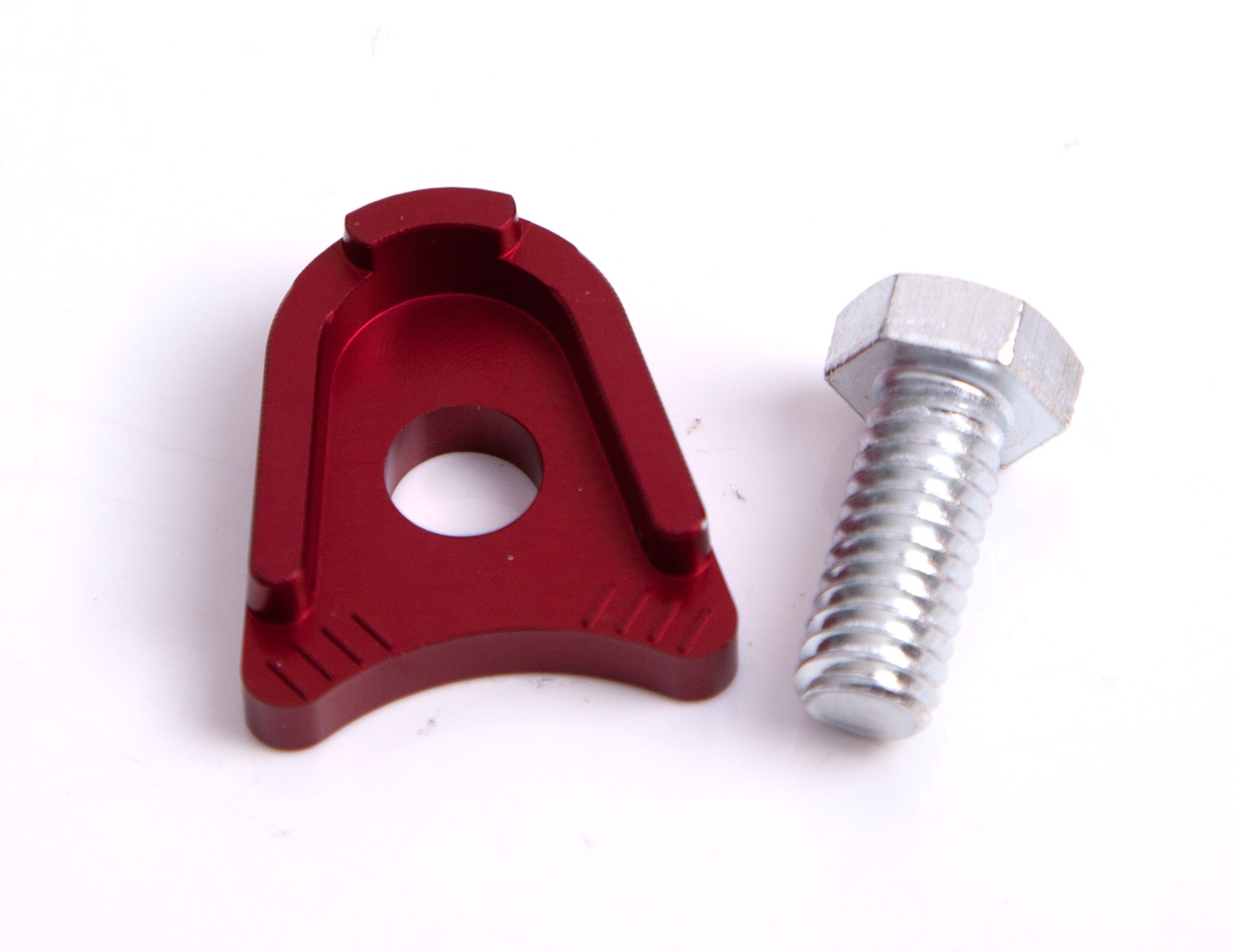 Aeroflow Billet Distributor Hold Down Clamp - Red AF64-2035R