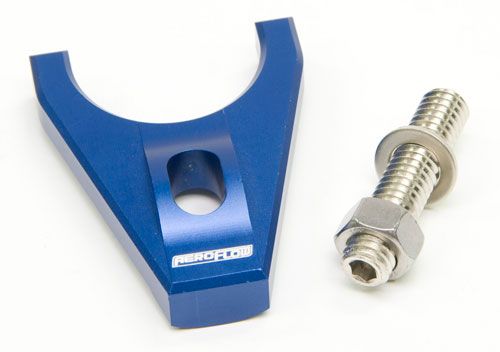 Aeroflow Billet Distributor Hold Down Clamp - Blue AF64-2038