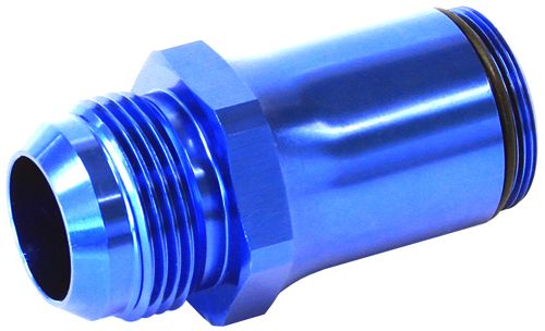 Aeroflow -16 AN Water Neck Adapter - Blue AF64-2073