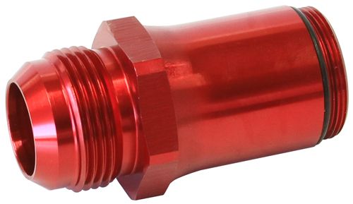 Aeroflow -16 AN Water Neck Adapter - Red AF64-2073R