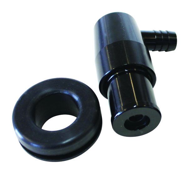 Aeroflow Billet PCV Valve with 3/8" Barb AF64-2106BLK