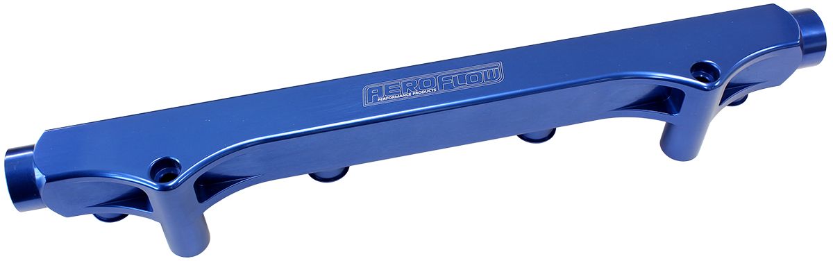 Aeroflow VW and Audi 1.8L 20v Billet EFI Fuel Rail - Blue AF64-2133