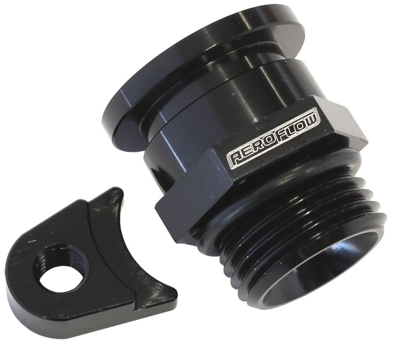 Aeroflow Fuel Pressure Regulator Adapter - Black AF64-2200BLK