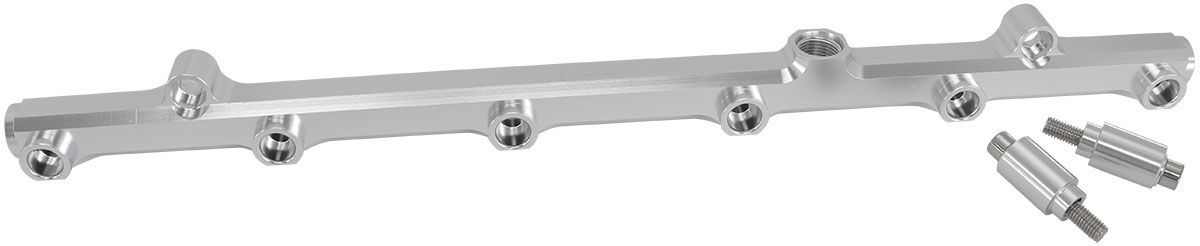 Aeroflow Nissan RB26DETT Billet EFI Fuel Rails (Silver) AF64-2211S