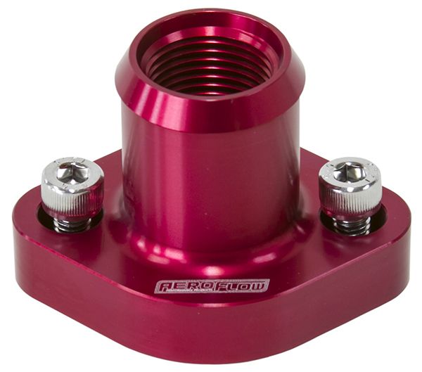 Aeroflow Billet Top Water Housing - Red AF64-4030R