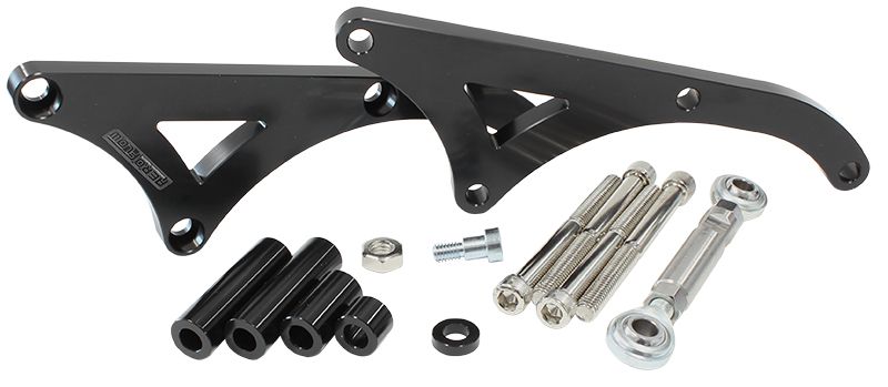 Aeroflow Mid Mount Billet Alternator Bracket AF64-4033BLK