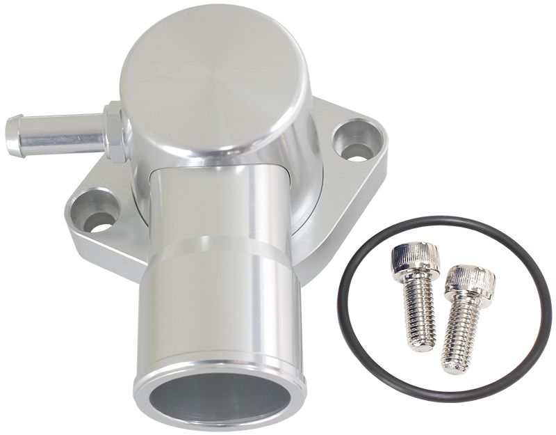 Aeroflow Billet Aluminium Swivel Thermostat Housing - Silver AF64-4036S