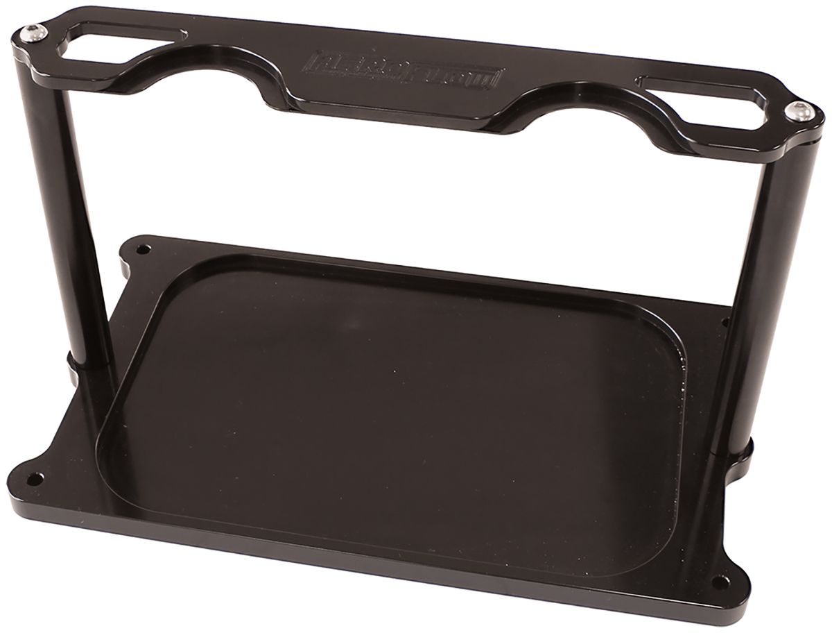 Aeroflow Billet Aluminium Optima Battery Tray - Black Finish AF64-4366BLK