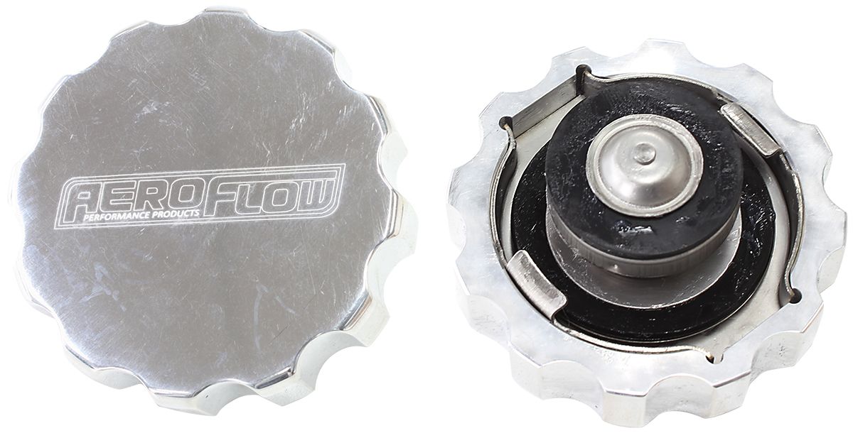 Aeroflow Billet Radiator Cap Small Styles - Polished AF64-5033P