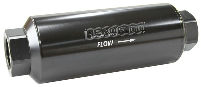 Aeroflow 40 Micron Pro Filter with -12 ORB Ports AF66-2044BLK-40