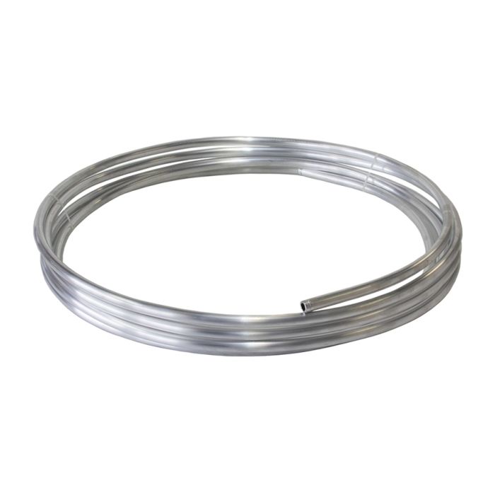 Aluminium & Stainless Fuel Line - 7.6M Roll 
 Raw Finish