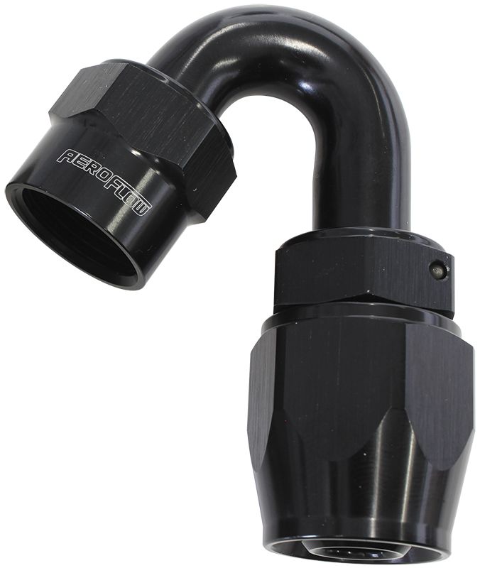 Aeroflow Kryptalon® Series Lightweight One Piece Swivel 150° Hose End -4AN AF7025-04