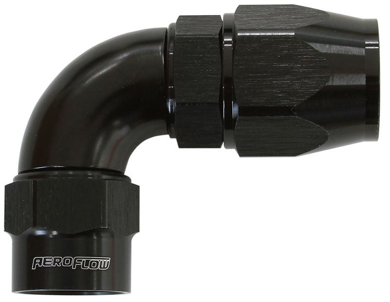 Aeroflow Kryptalon® Series Heavy Duty One Piece Swivel 90° Hose End -6AN AF7053-06