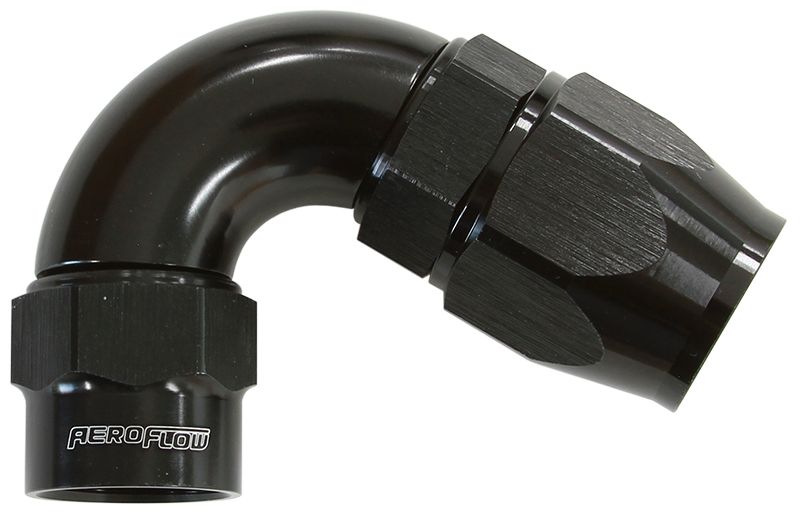 Aeroflow Kryptalon® Series Heavy Duty One Piece Swivel 120° Hose End -6AN AF7054-06