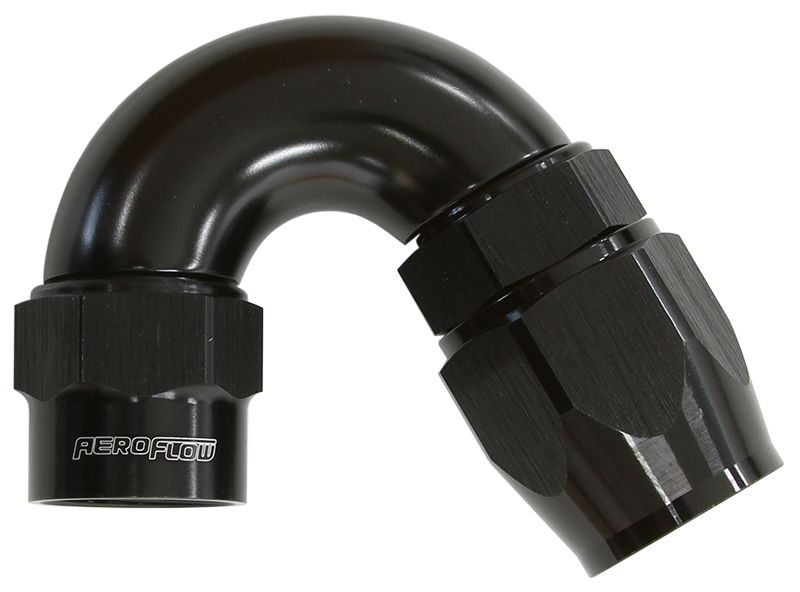 Aeroflow Kryptalon® Series Heavy Duty One Piece Swivel 150° Hose End -6AN AF7055-06