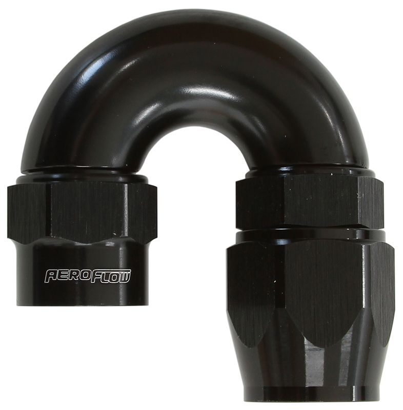 Aeroflow Kryptalon® Series Heavy Duty One Piece Swivel 180° Hose End -6AN AF7056-06