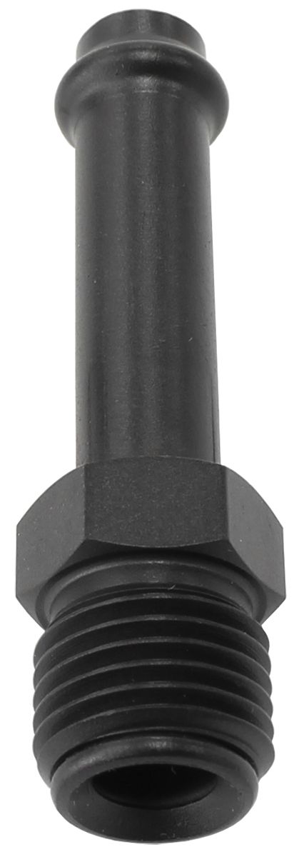 Aeroflow Straight Holley / Stromberg Inlet Fitting - Black AF714-24BLK