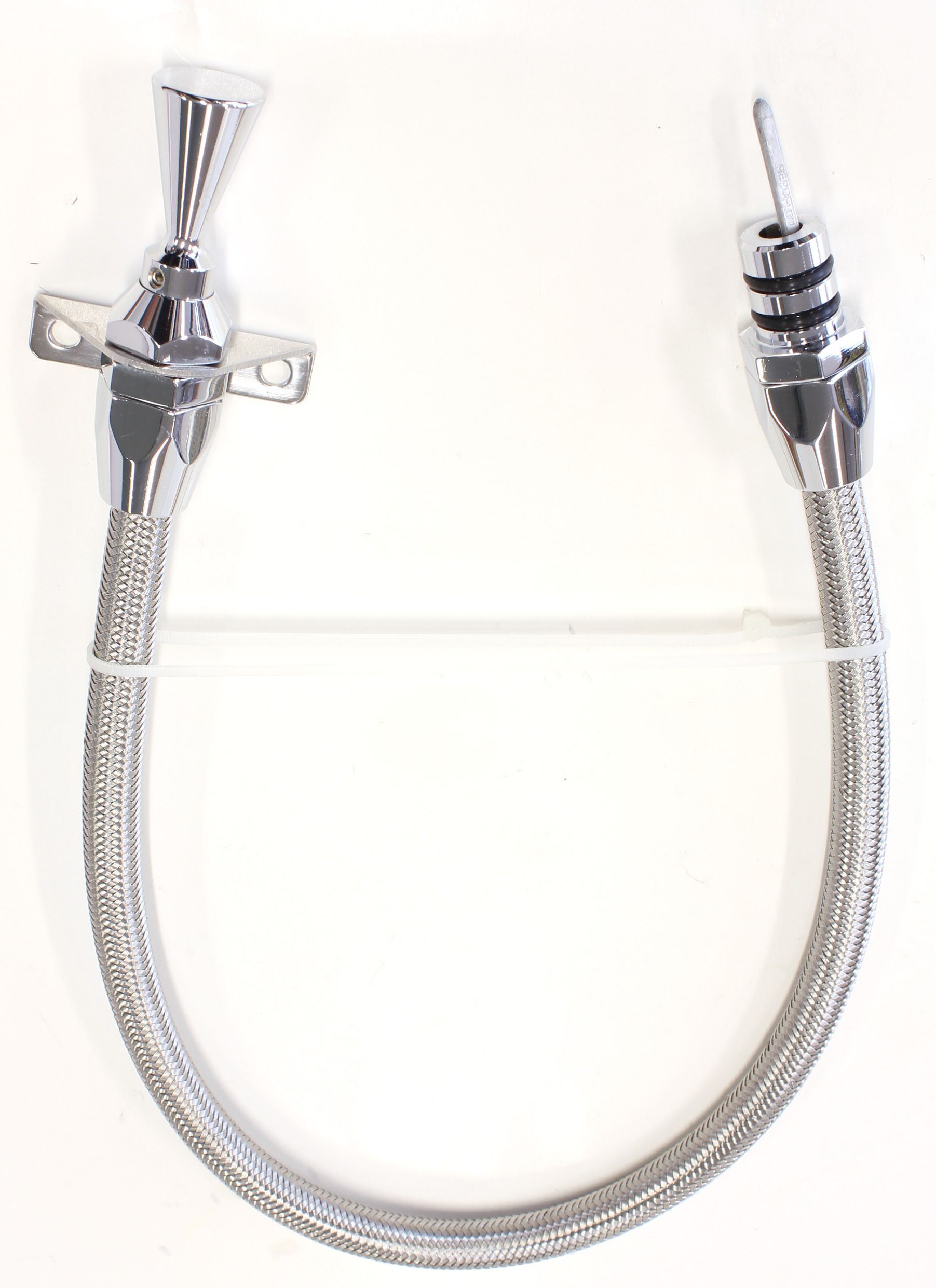 Aeroflow Firewall Mount Flexible Stainless Steel 24" (60cm) in length Transmission Dipsti