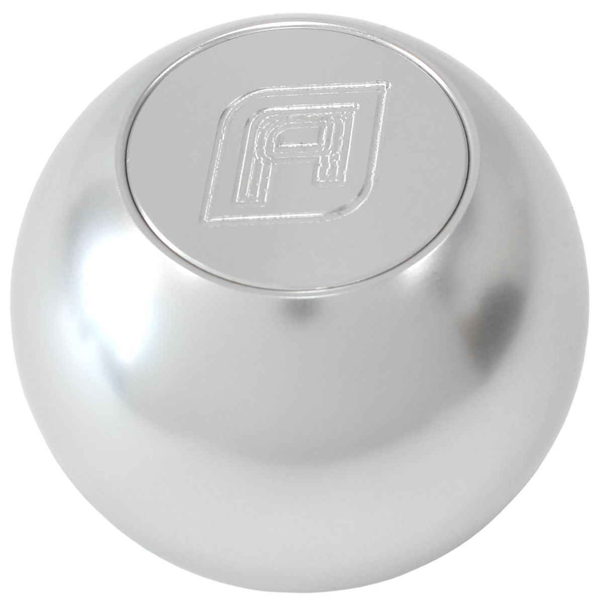 Aeroflow Bang Shift Billet Round Gear Knob - Silver AF72-9900