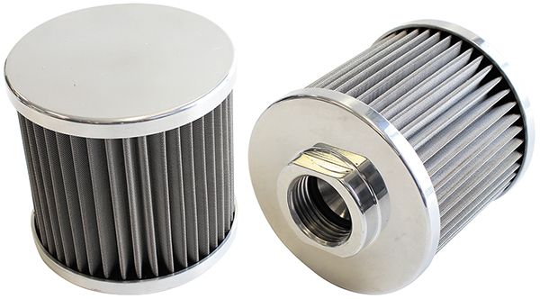 Aeroflow Stainless Steel Billet Breather with -10AN Female Thread AF77-2000