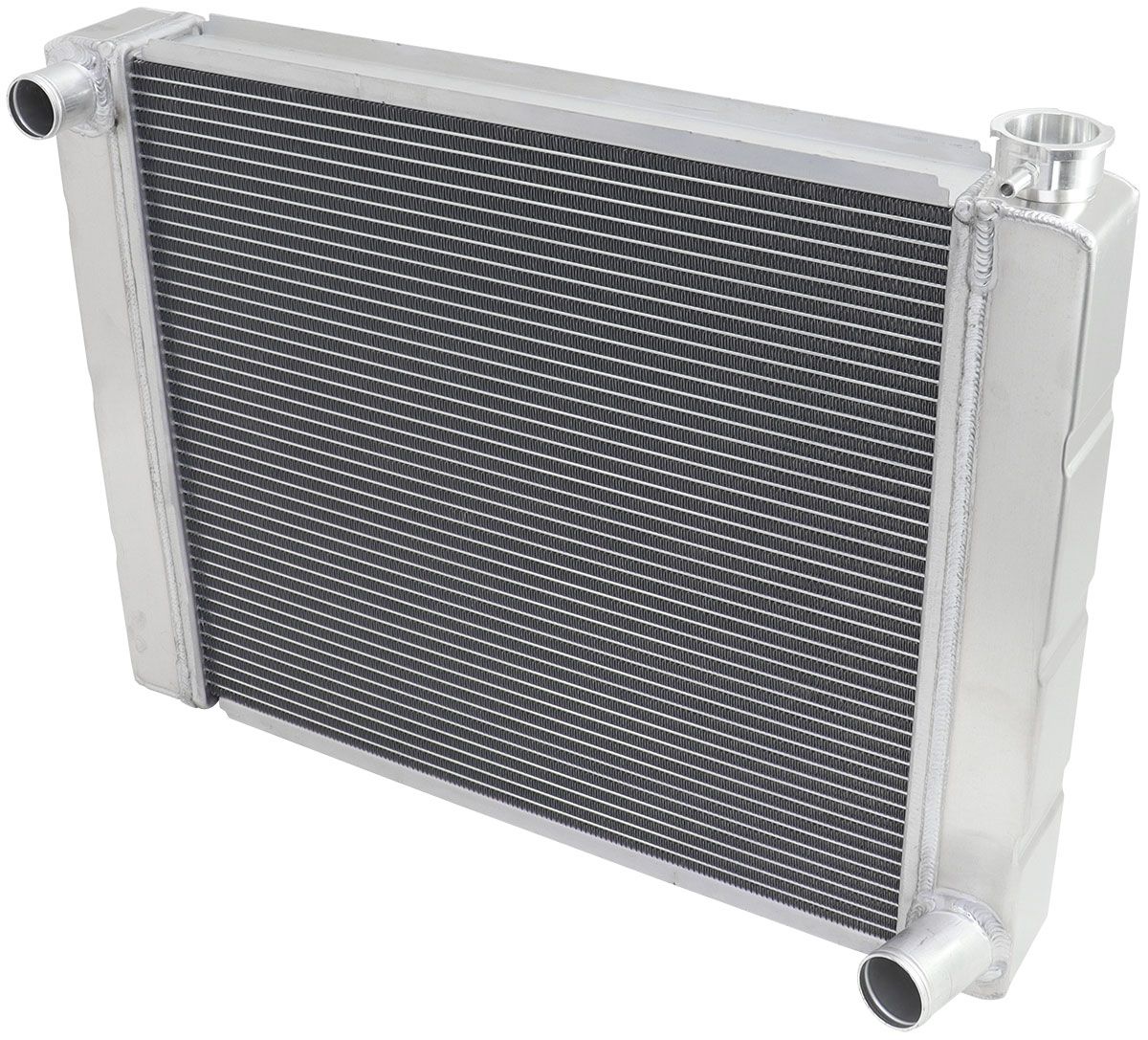 Aeroflow Universal GM Aluminium Radiator, Single Pass, 25" x 19" x 3" AF77-2060