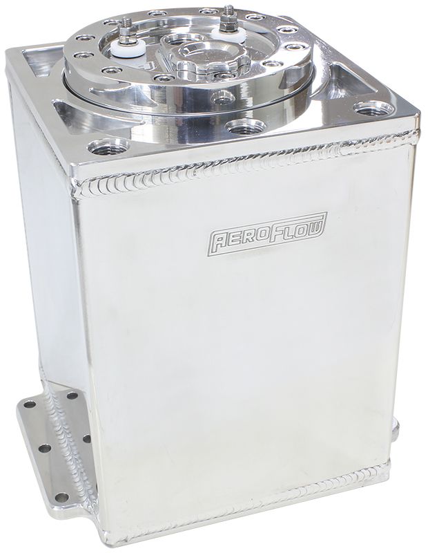 Aeroflow Triple EFI Pump Compact Surge Tank - Polished AF77-4053