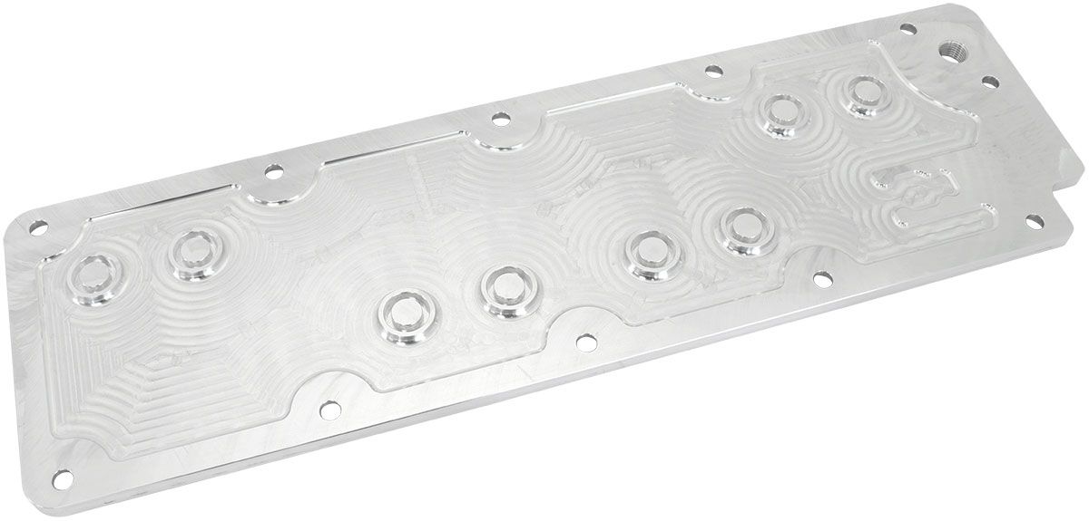 Aeroflow GM LS3 Billet Valley Plate, Raw Finish AF77-5016