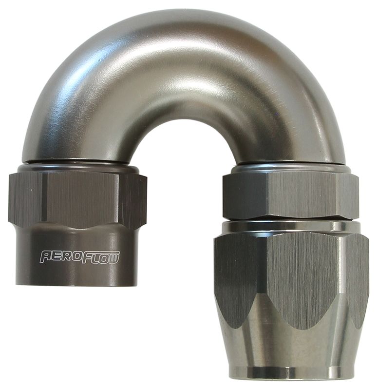 Aeroflow Kryptalon® Series Heavy Duty One Piece Swivel 180° Hose End -6AN AF7856-06