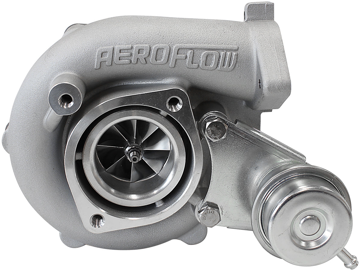 Aeroflow BOOSTED 4647 NISSAN .84 Turbocharger 440HP, Hi Temp Black Finish AF8005-2003