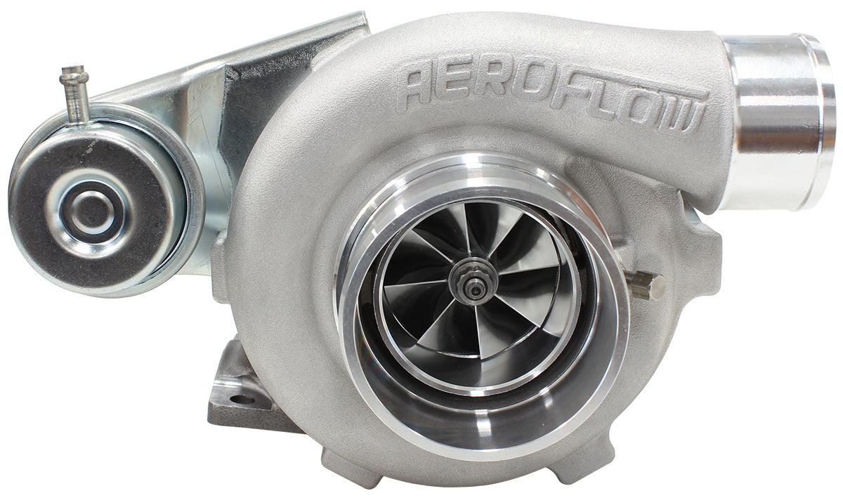 Aeroflow BOOSTED 5447 .64 Turbocharger 495HP, Natural Cast Finish AF8005-2005