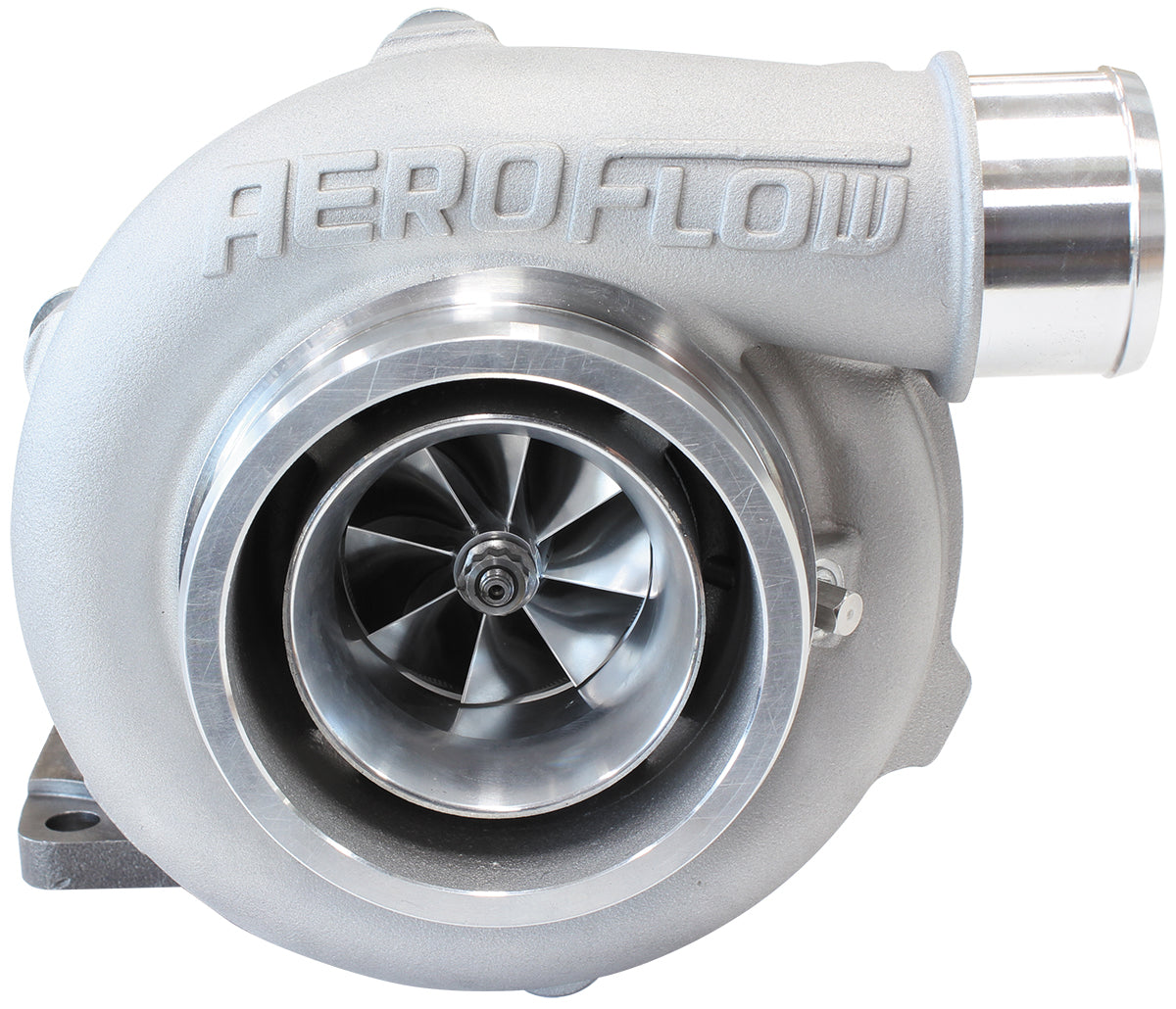 Aeroflow BOOSTED 5455 .63 Turbocharger 650HP, Natural Cast Finish AF8005-3000