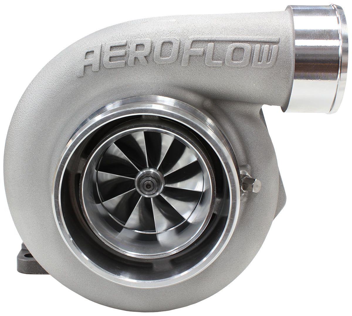 Aeroflow BOOSTED 6662 .63 Turbocharger 900HP, Natural Cast Finish AF8005-3015