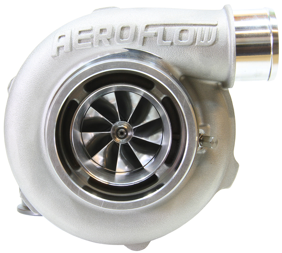 Aeroflow BOOSTED 5855 V-Band 1.01 Turbocharger 750HP, Natural Cast Finish AF8005-3034