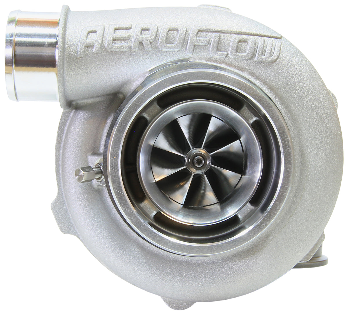 Aeroflow BOOSTED 5455 1.01 Reverse Rotation Turbocharger 650HP, Natural Cast Finish AF800