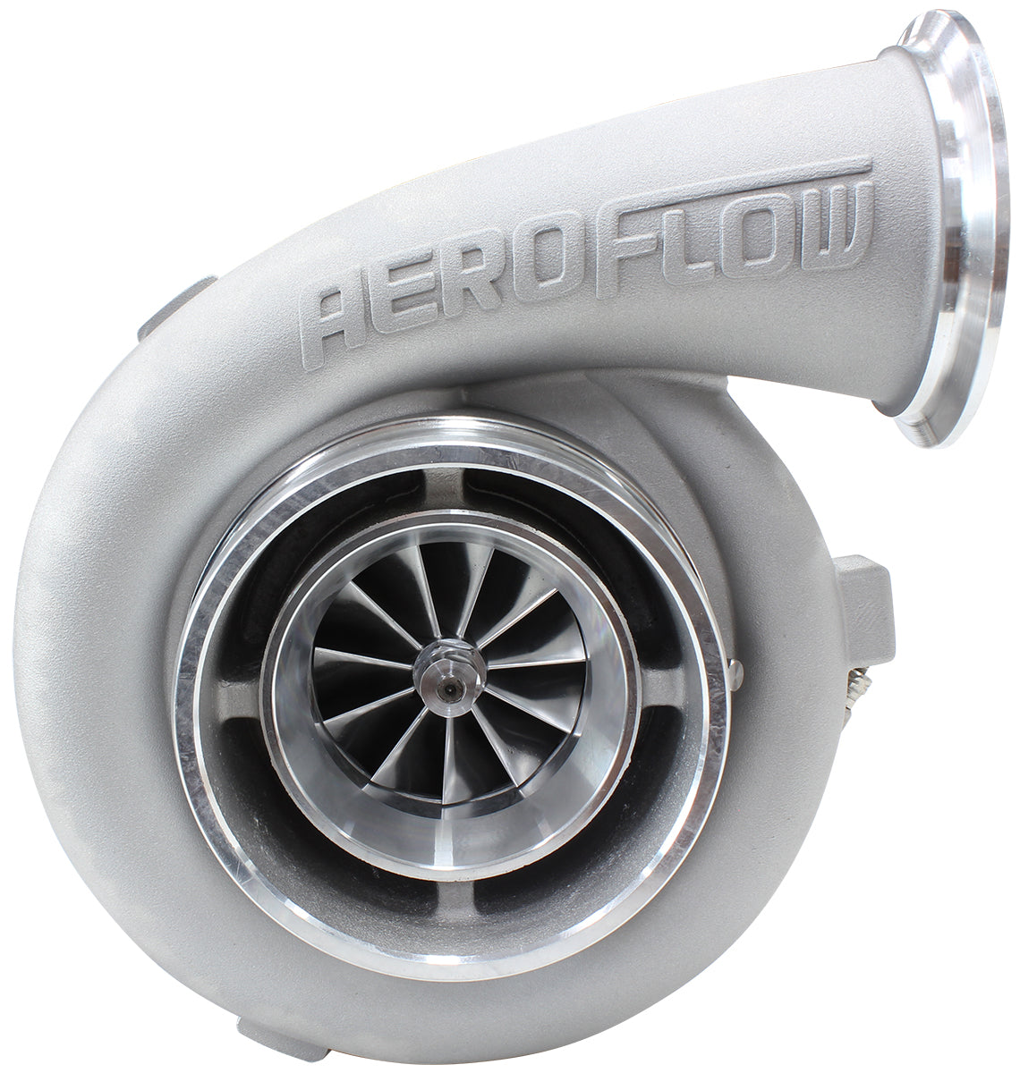 Aeroflow BOOSTED 7075 T4 1.15 Turbocharger 950HP, Natural Cast Finish AF8005-4004