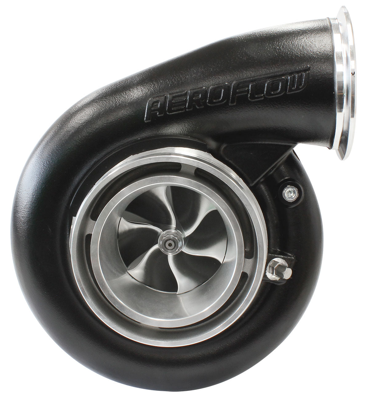 Aeroflow BOOSTED B7875 V-Band 1.01 Turbocharger 1150HP, Hi Temp Black Finish AF8006-4024B