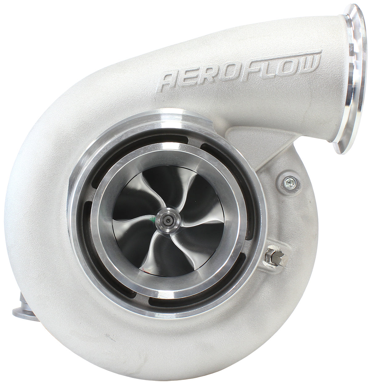 Aeroflow BOOSTED B7875 V-Band 1.28 Turbocharger 1150HP, Natural Cast Finish AF8006-4025