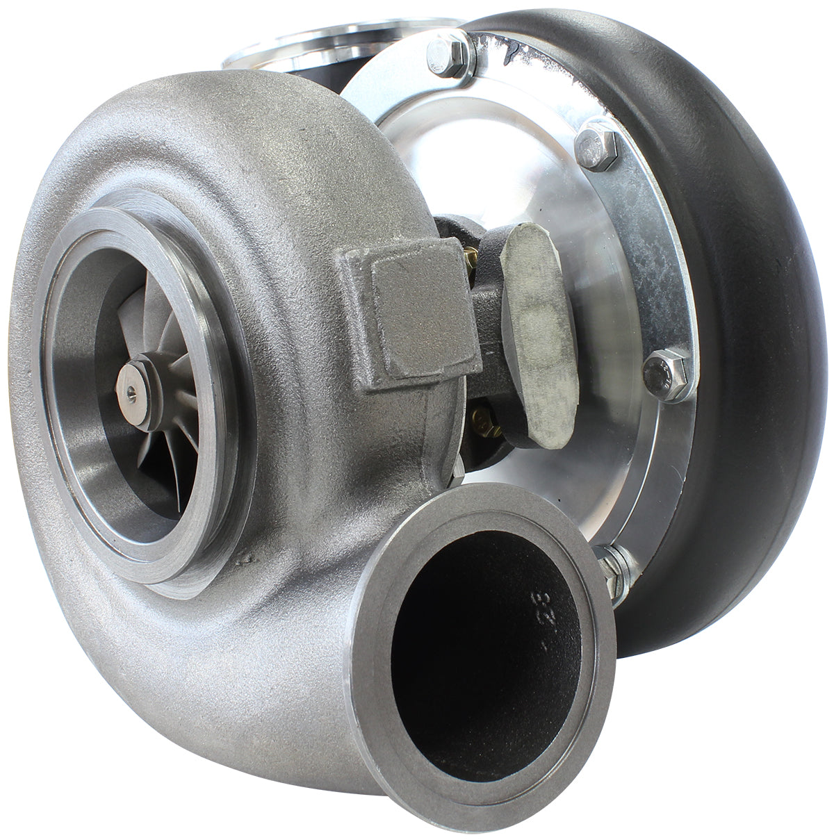 Aeroflow BOOSTED B7875 1.28 Reverse Rotation Turbocharger 1150HP, Hi Temp Black Finish AF