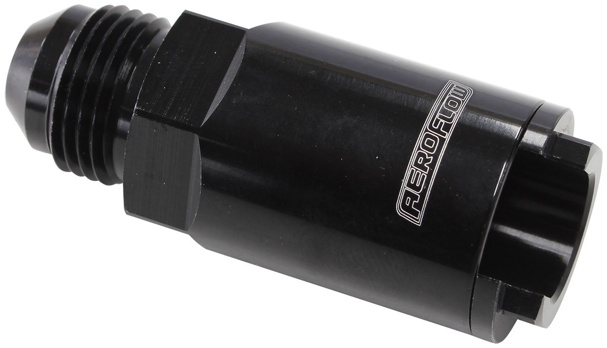 Aeroflow Push-On EFI Fitting -8AN with 1/2" Push-On AF808-04BLK