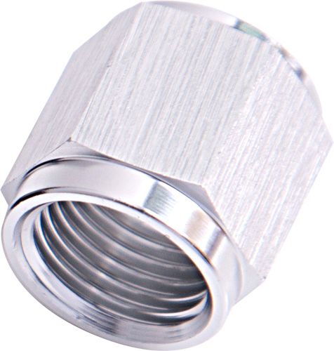 Aeroflow -4AN to 1/4" Aluminium Tube Nut - Silver Finish AF818-04S