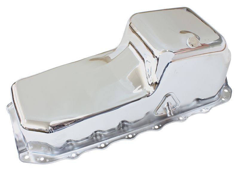 Aeroflow Holden Standard Replacement Oil Pan, Chrome Finish AF82-7002C