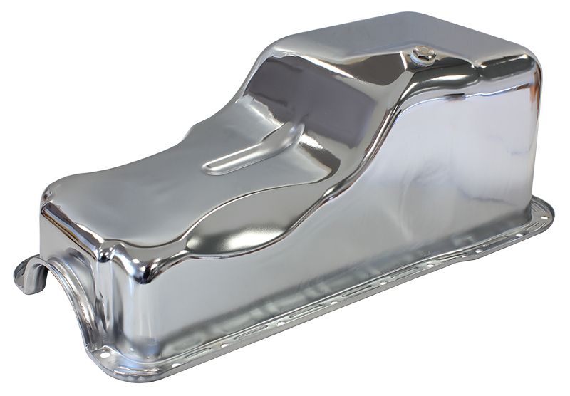 Aeroflow Ford Windsor Standard Replacement Oil Pan, Chrome Finish AF82-9078C