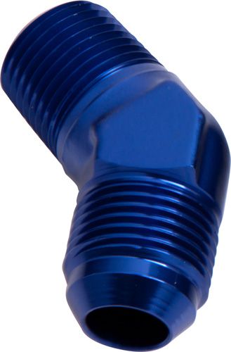 Aeroflow 45° NPT to Male Flare Adapter 3/4" to -12AN AF823-12