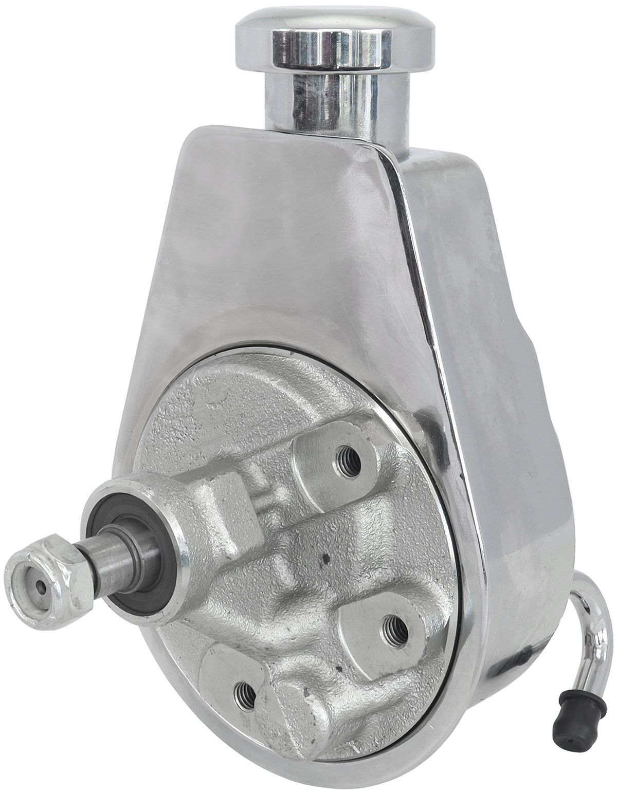 Aeroflow Saginaw Power Steering Pump - Chrome Finish AF83-1000